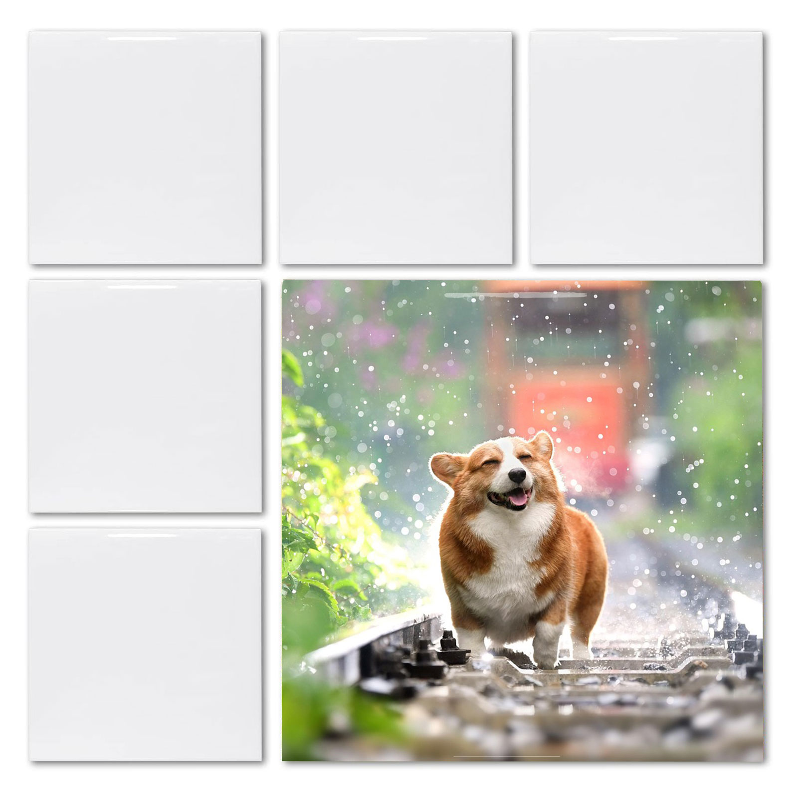 Ceramic Tile Blank - 20 Stück 4,25' X 4,25' Sublimationsrohlinge,