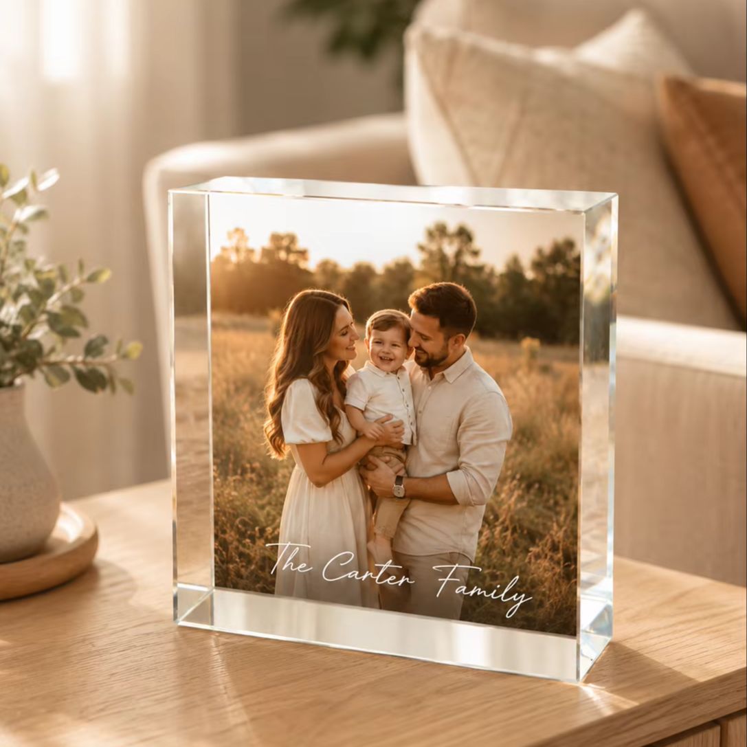 Personalisierter Familien-Acry – Photo Acrylic Block Bewertung und Preis