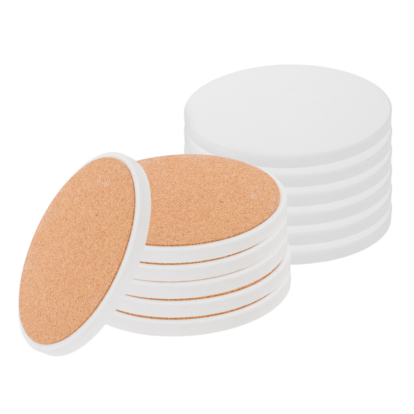 12 Stück weiße runde Keramikun – Coaster Sublimation Blank Bewertung und Preis