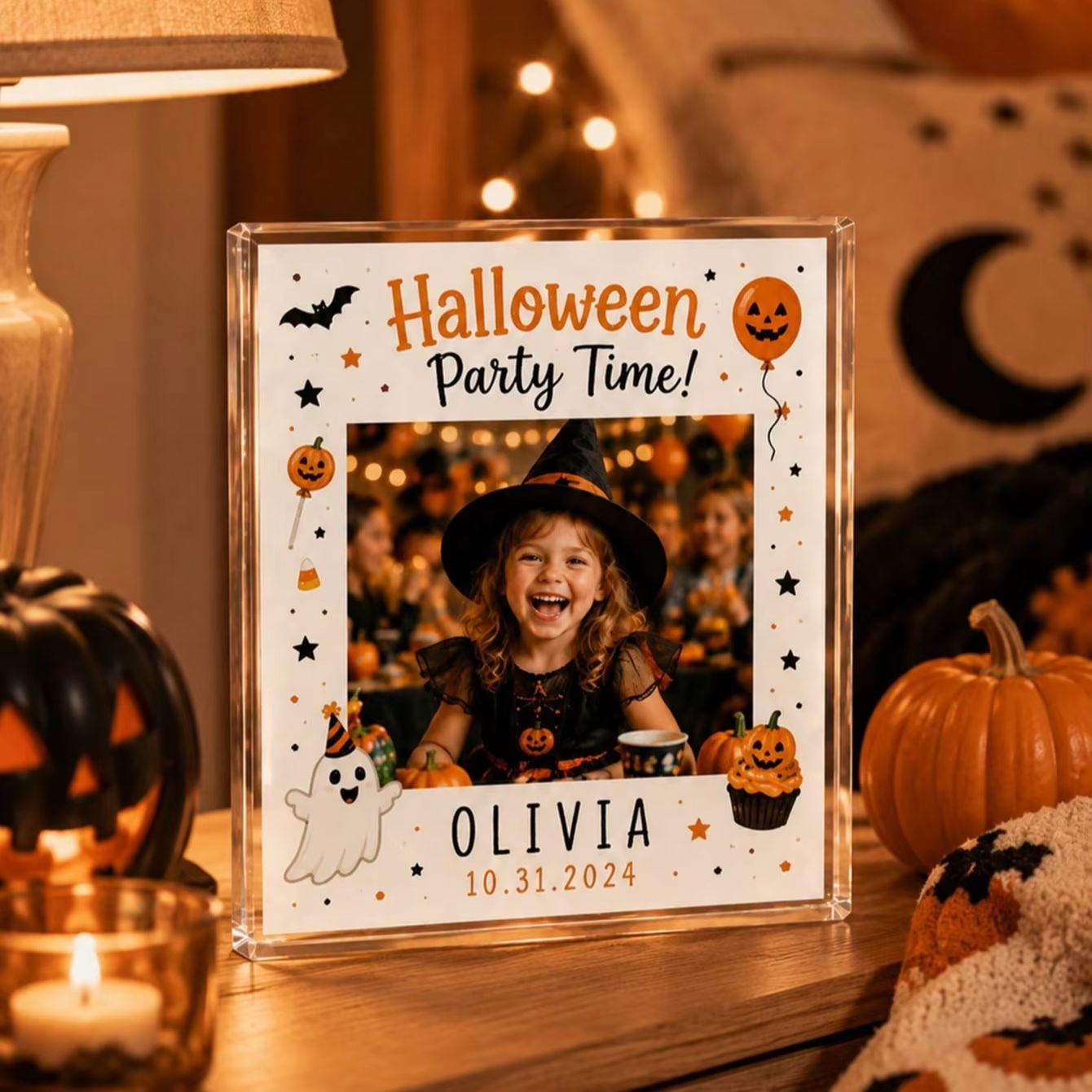 Individueller Halloween-Acryl- – Photo Acrylic Block Bewertung und Preis