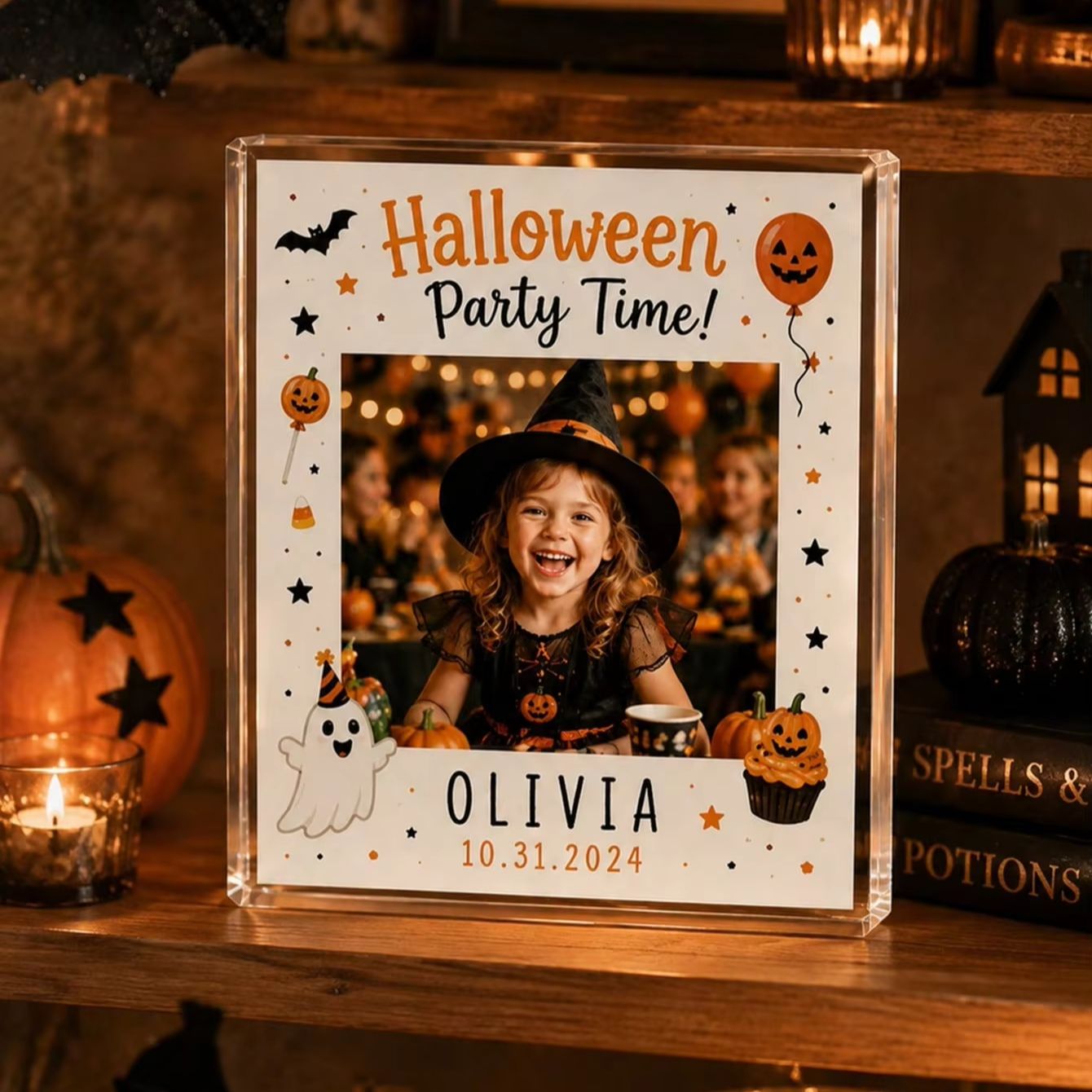 Individueller Halloween-Acryl- – Photo Acrylic Block Bewertung und Preis