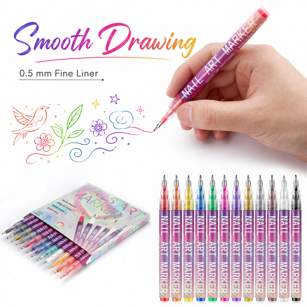 12 Stück 0,5mm Feinlinien-Mark – Copic Marker Sketch Bewertung und Preis