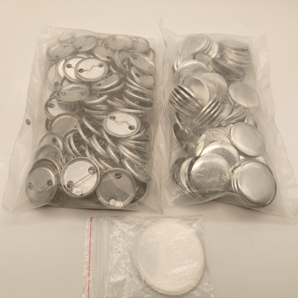 2022 NEUE Materialien 25-58mm  – Button Badge Blank Bewertung und Preis