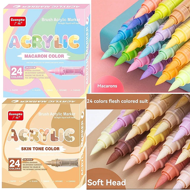 GuangNa 72 Farben Weiche Pinse – Copic Marker Sketch Bewertung und Preis