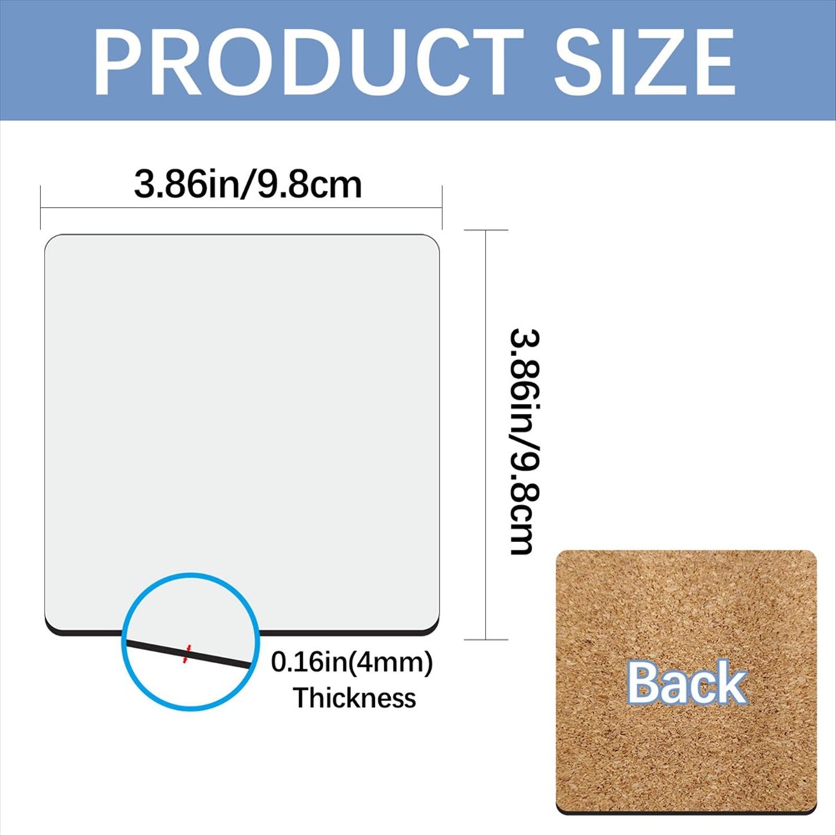 ABYA 30 Stück Sublimations-Unt – Coaster Sublimation Blank Bewertung und Preis