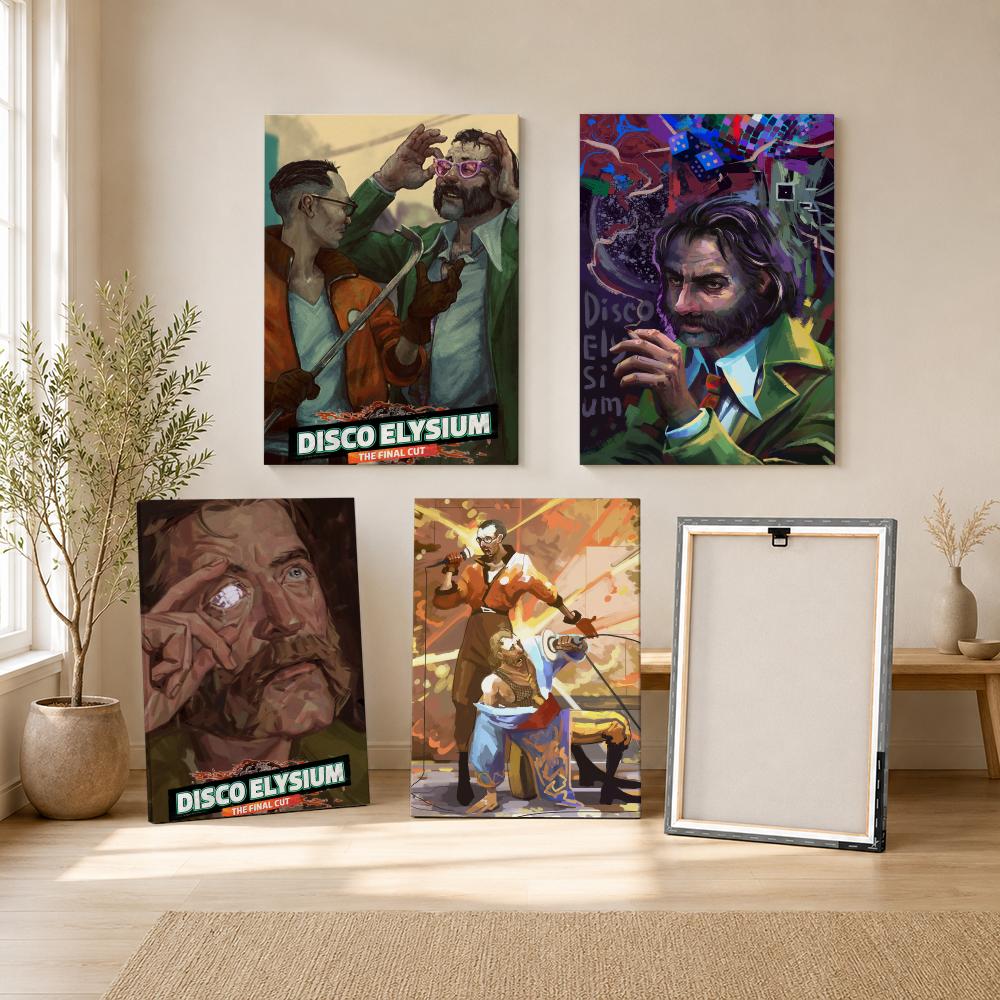 D-Disco Elysium Heißes Videosp – Canvas Wrap Ready Bewertung und Preis