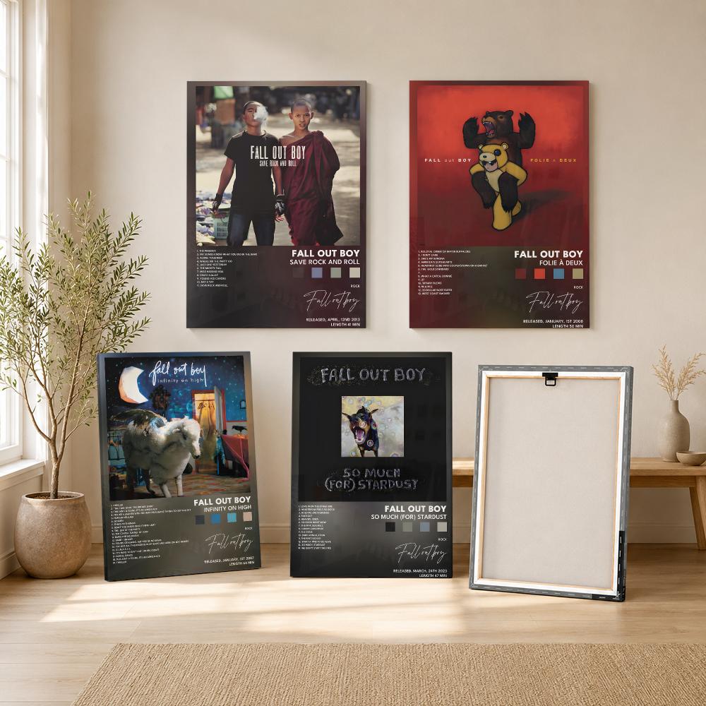 Rockband F-Fall Out Boy Musik  – Canvas Wrap Ready Bewertung und Preis