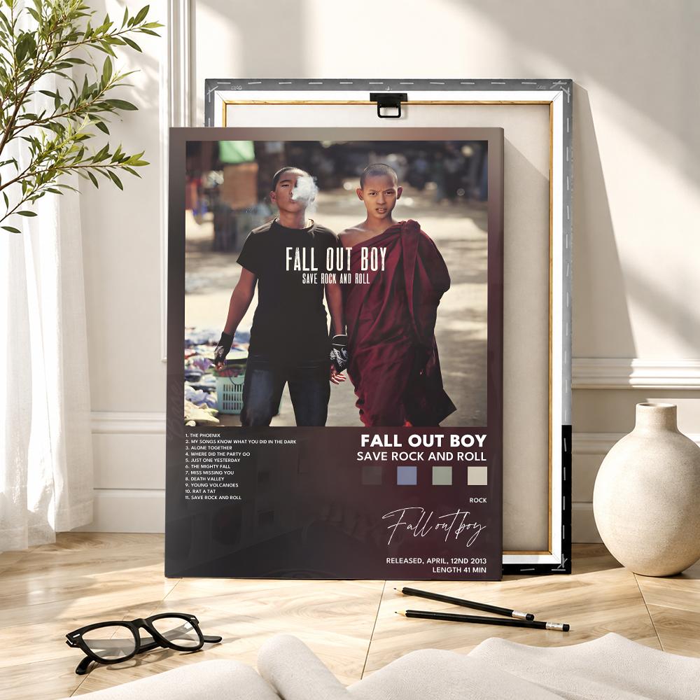 Rockband F-Fall Out Boy Musik  – Canvas Wrap Ready Bewertung und Preis