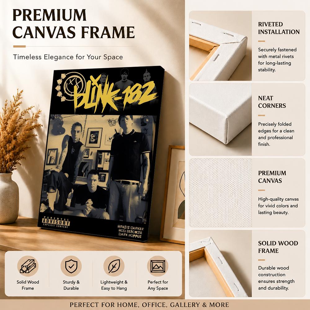 Rockband B-Blink 182 Gemälde K – Canvas Wrap Ready Bewertung und Preis