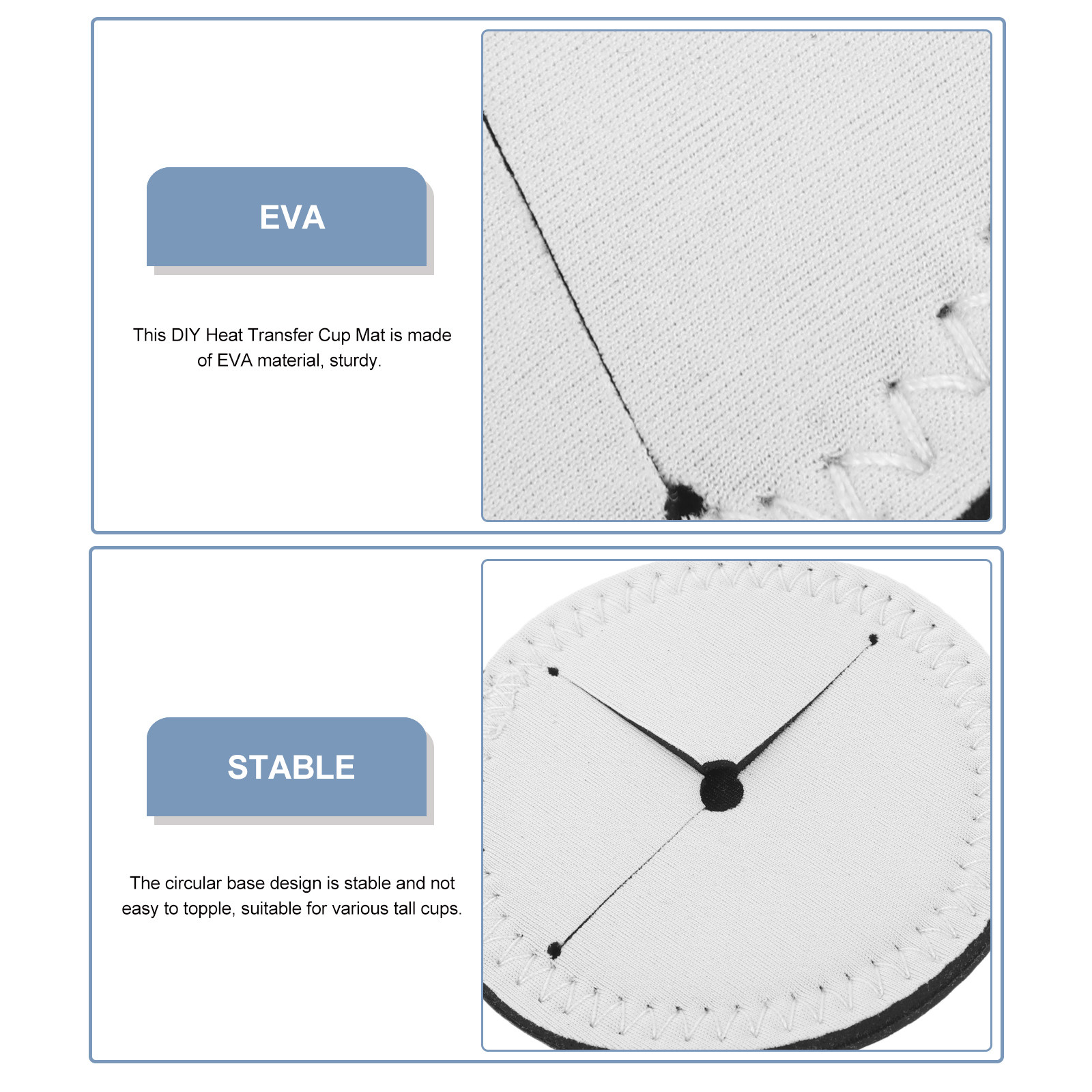 4 Stück Sublimationsuntersetze – Coaster Sublimation Blank Bewertung und Preis